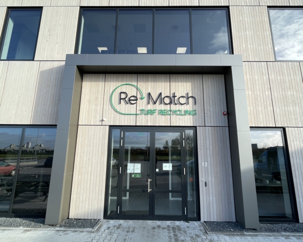 Financiering voor kunstgrasrecyclingfabriek Re-Match